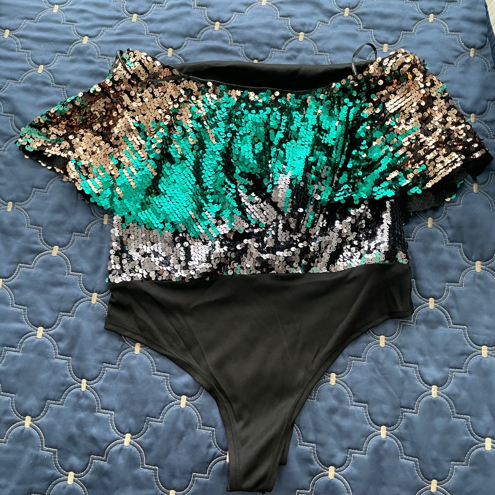 Sequin body suit